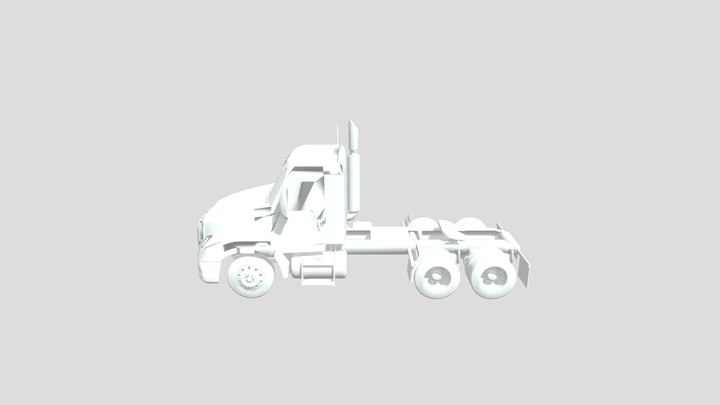 freightliner Cascadia daycab 3D Model