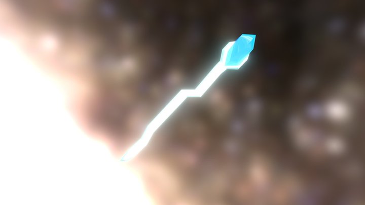 Diamond staff from terraria 3D Model