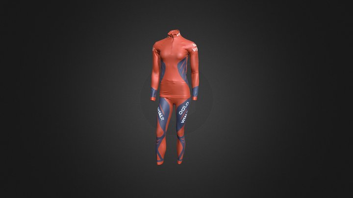 03 0036 "Sport suit odlo Ast Seamless Racesuit" 3D Model