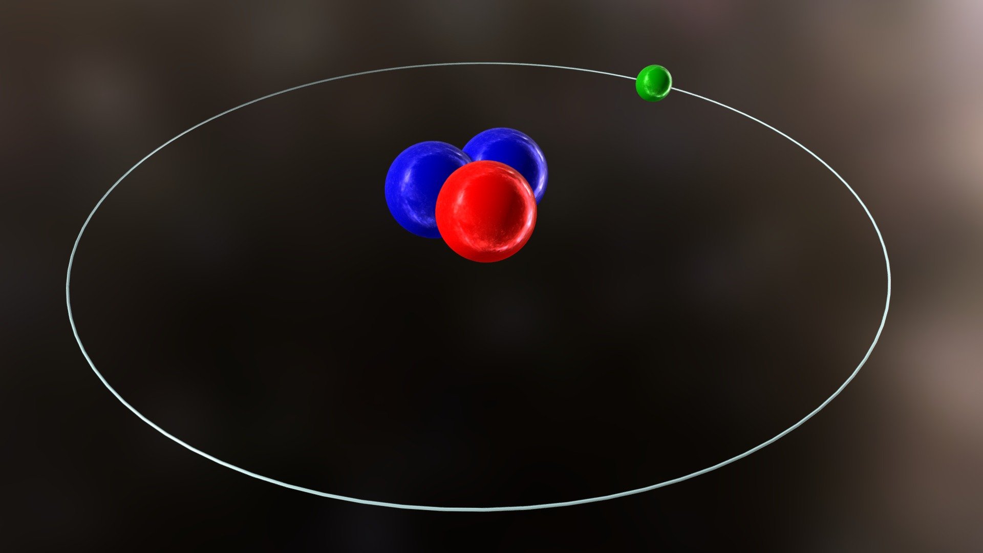 Atomo de Hidrogeno-3 (Tritio) - Download Free 3D model by uperesito  (@uperesito) [a7d25aa]