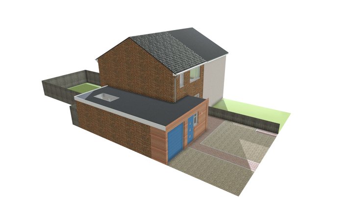 WNS_ARCHITECT_Semi detached house remodelling 3D Model