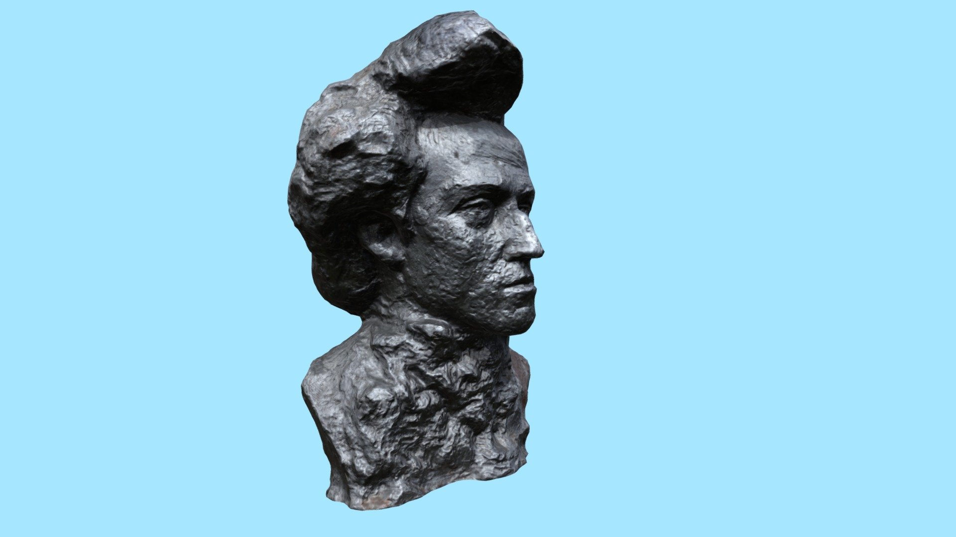 Chopin Sculpture - VR Gallery Game ready