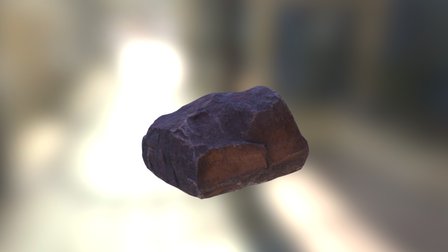 Red Rock 2 Textured 3D Model