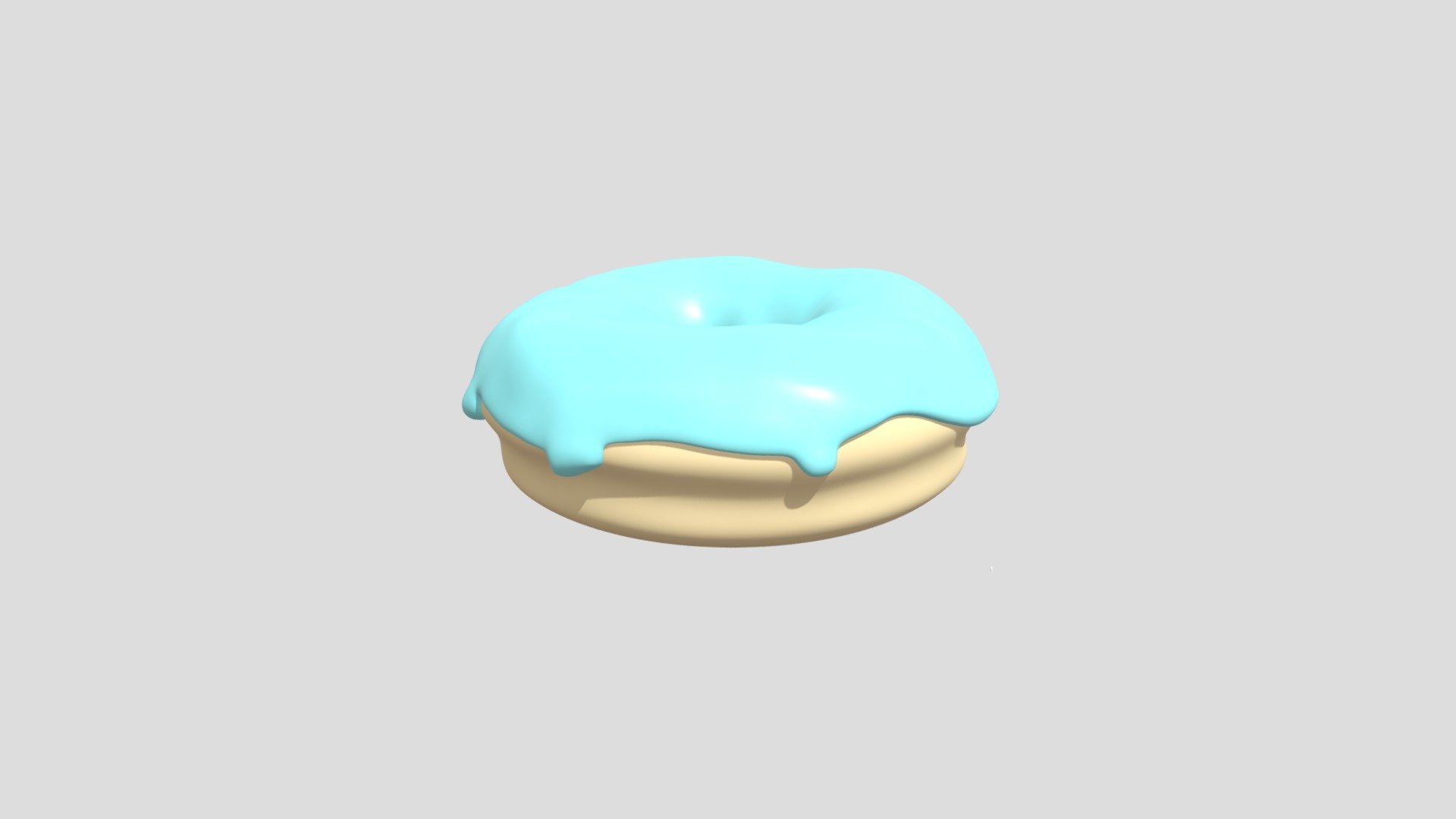 Sprinkled Donut 3D model by liam0306121799 [a7d563d] Sketchfab