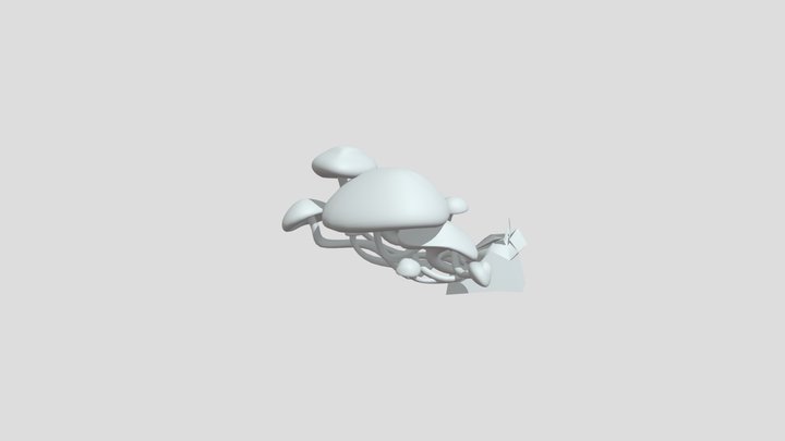 mushroom blockout 3D Model