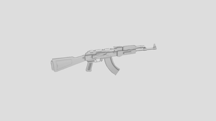 Automat gun 3D Model