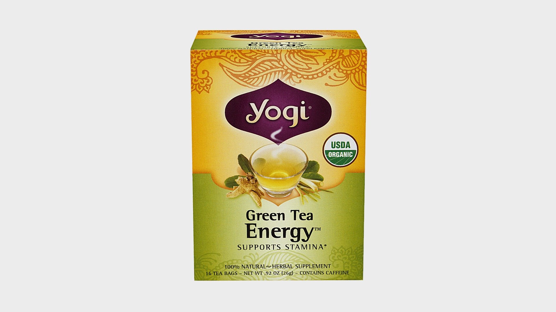 Yogi Tea Green Tea Energy 3D model by Emmanuel T. (etsoflias
