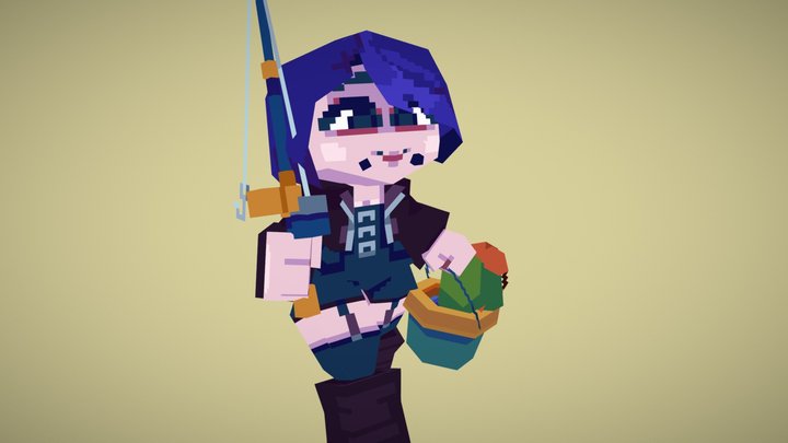 Fishgirl 3D Model