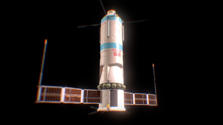 Advanced soyuz spacecraft 3D Model