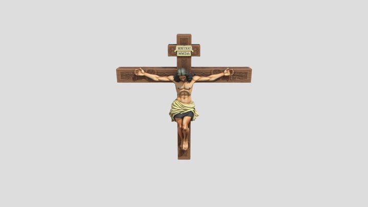 Make a object Crucifix For game in roblox 3D Model