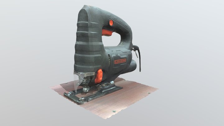 Sierra Caladora 4Amp Black+Decker BDEJS4C 3D Model