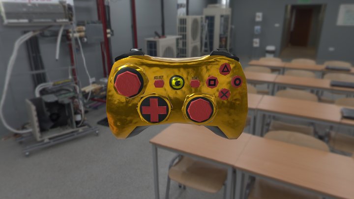 Game Controller 3D Model