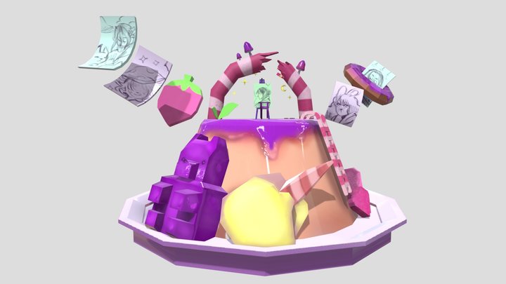 An Inner Child's Space - Meditation Scene 3D Model
