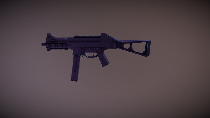 UMP-45 3D Model