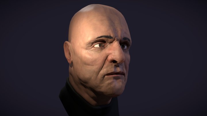 PBR Portrait 3D Model