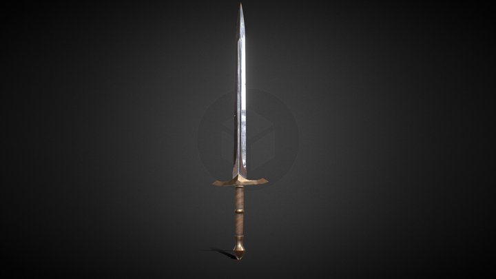 Altair’s Sword — Oath of Light 3D Model