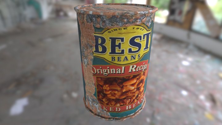 Best Baked Beans Can 3D Model