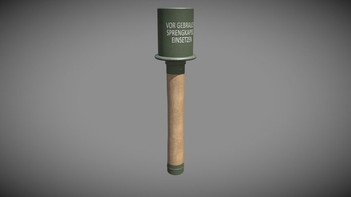 M24 hand grenade 3D Model