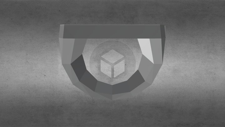 Hexagon Ring 3D Model