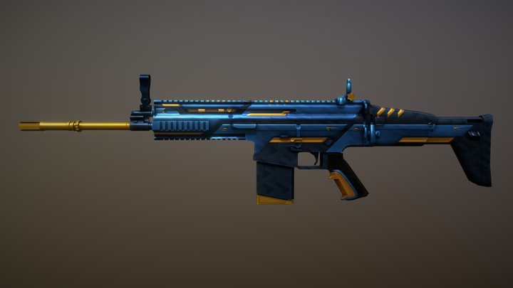 scar-h 3D Model