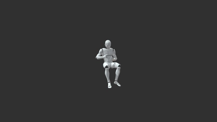 Drinking_tea_and_reading_a_book 3D Model