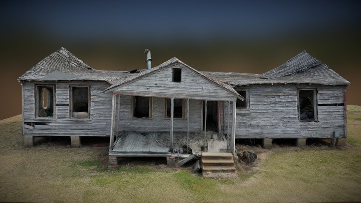 Abandoned Farm House 3D Model