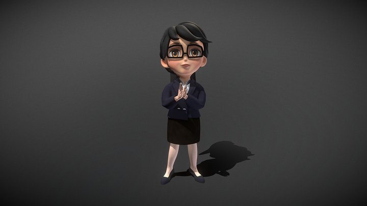 Mrs T from Scary Teacher 3d Game - 3D model by 2ad700ss [a35313f] -  Sketchfab