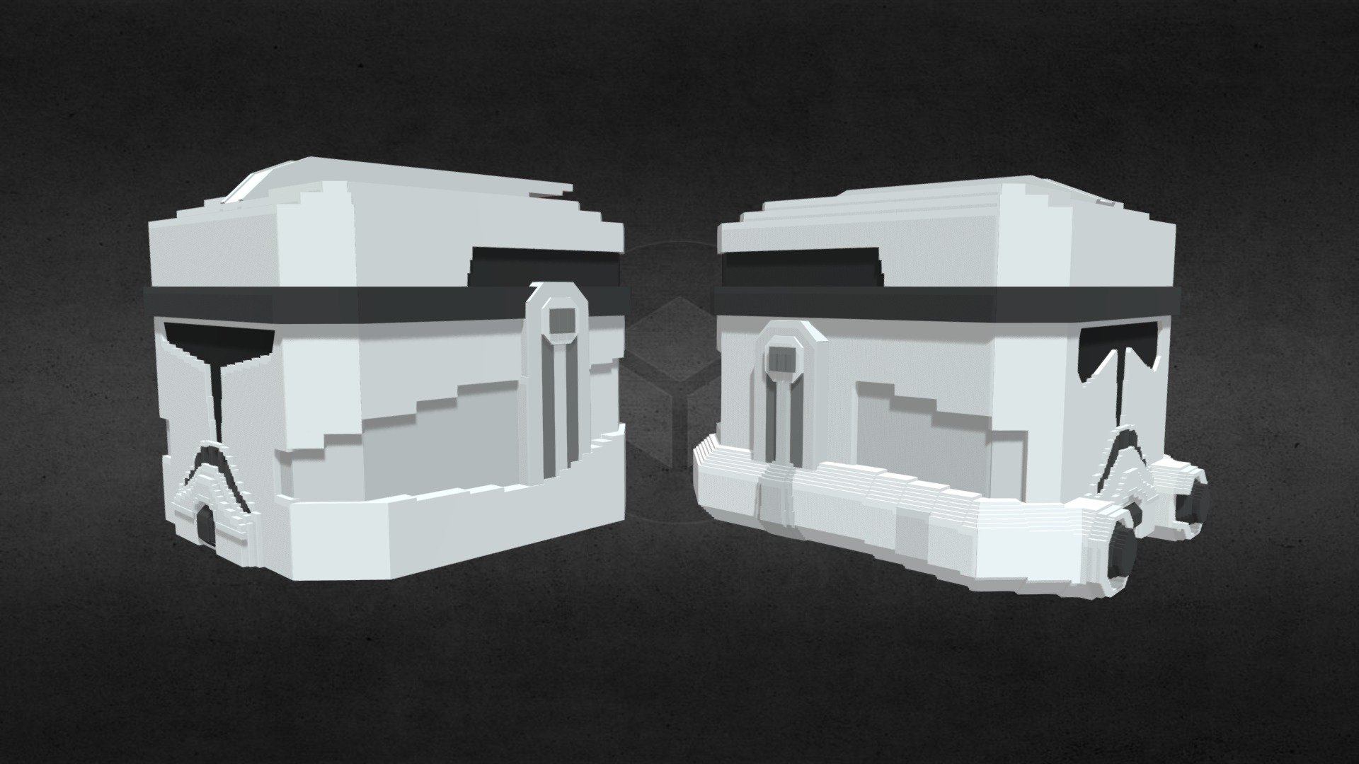 Clone troopers helmets