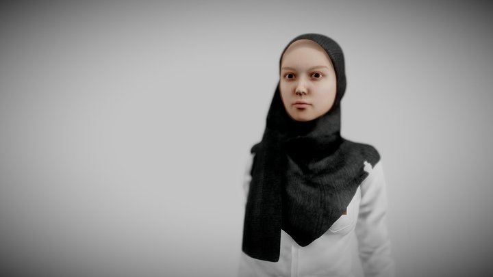 Indonesian Senior High School Woman 1 (SMA) 3D Model