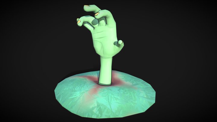 Zombie hand 3D Model