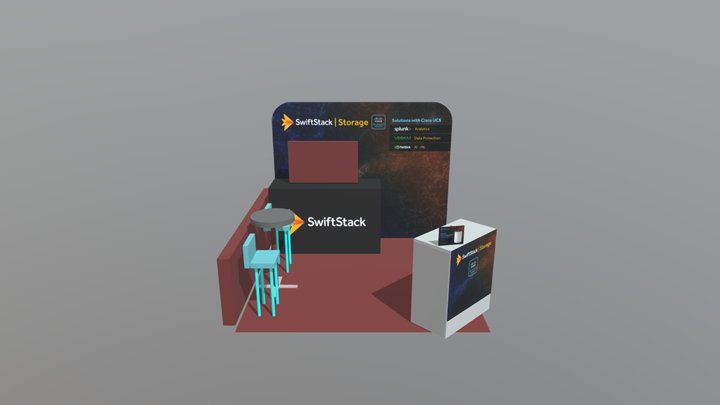 Cisco Live Booth 3d - Current 3D Model