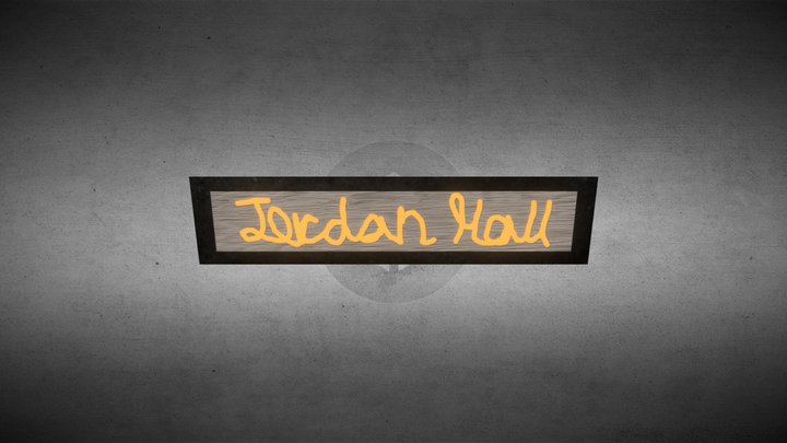 Name Plate 3D Model