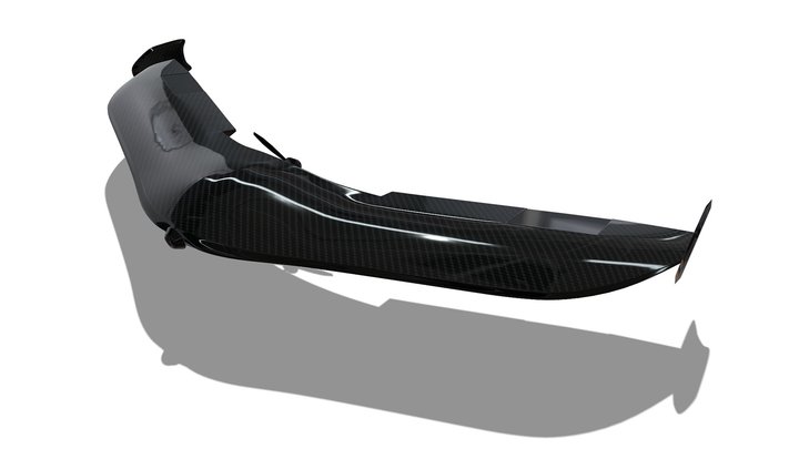 RC stealth wing uav drone carbonfiber 3D Model