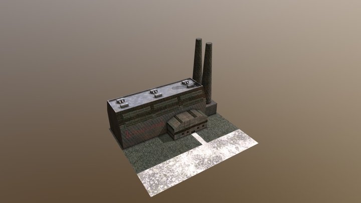 Abandoned Factory 3D Model