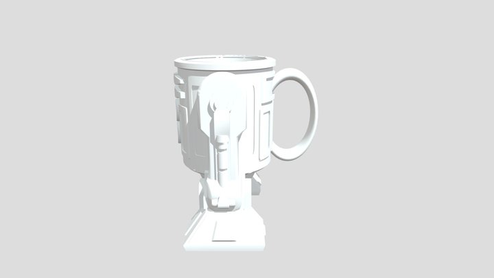 R2D2 mug 3D Model