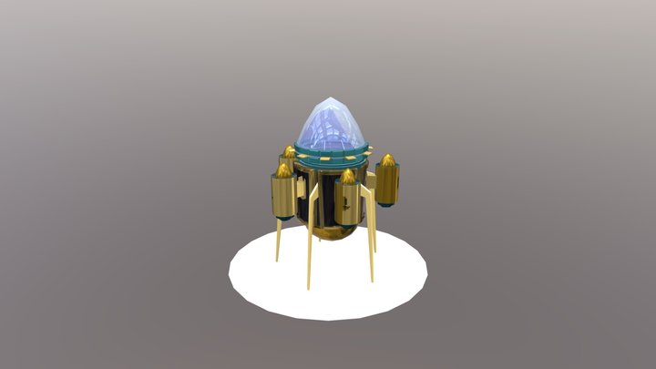 First Time Machine 3D Model