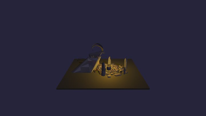 XYZ HW details altar 3D Model