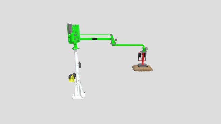 เครื่องยกกระสอบ 3D Model