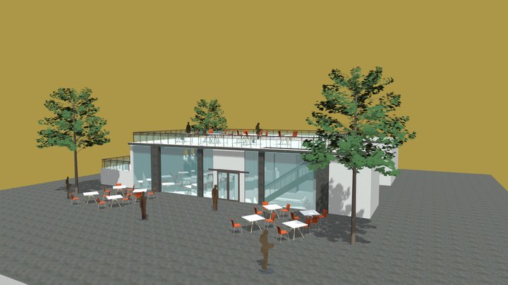 CAFETERIA ANAHUAC PUEBLA 3D Model