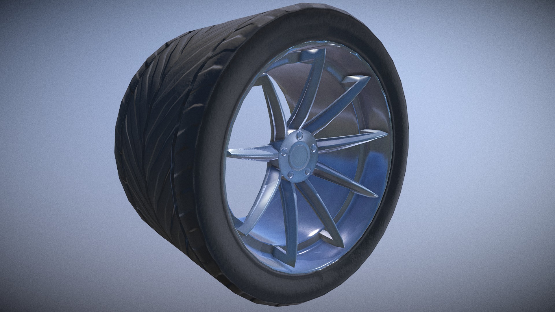 3D model Wheel – Aro 20 - This is a 3D model of the Wheel - Aro 20. The 3D model is about a silver car emblem.