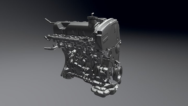 3s-gte engine block 3D Model