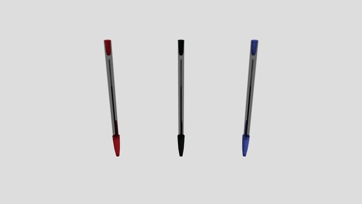 BIC Pens 3D Model