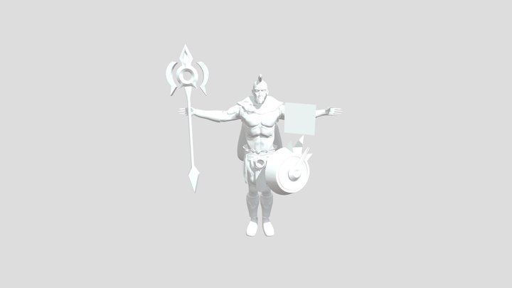 Pantheon from league of legends 3D Model