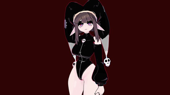 Goth Pomni 3D Model