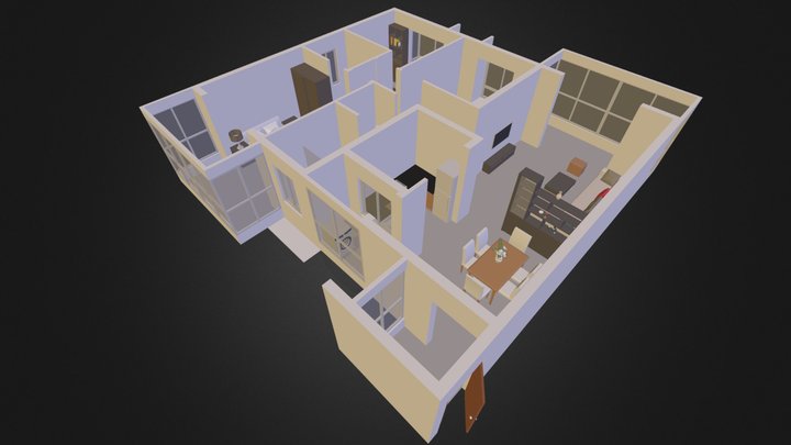 Apartment 1 3D Model