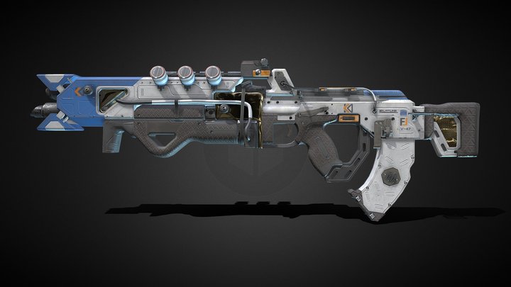 Apex Legends VK-47 Flatline SuperNova – Kostenloses 3D-Modell STL