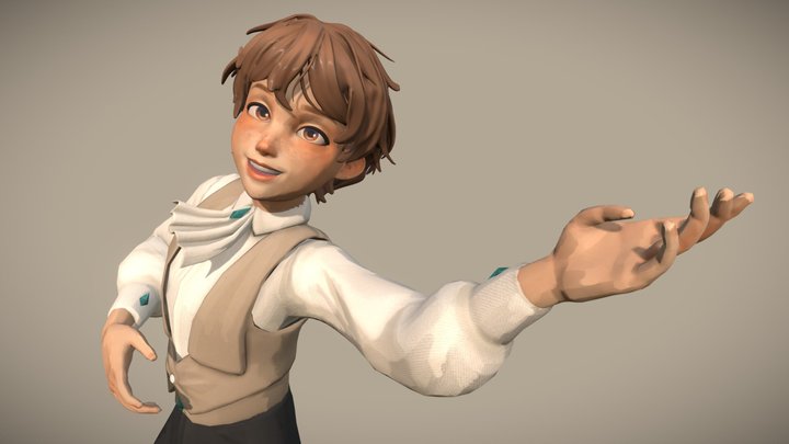 Orion - The Ascension Main Character 3D Model