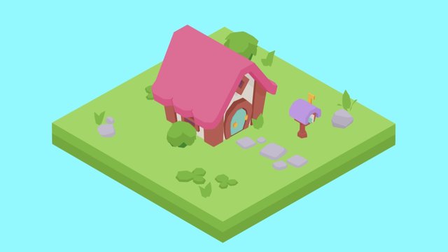 Little House 3D Model