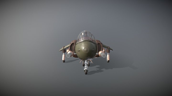 Metal Slug Aircraft Sv-F07V 3D Model