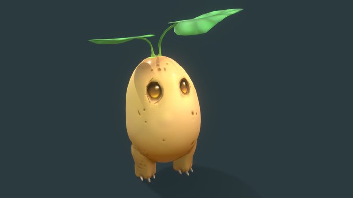 SK_Potato_Critter_01 3D Model